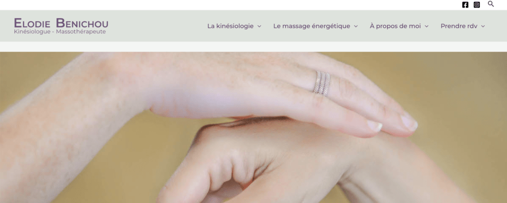 création site wordpress cabinet de kinésiologie